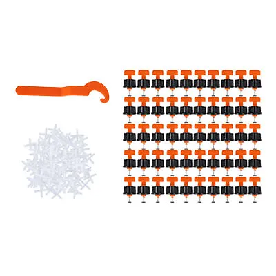 151Pcs/Set Ceramic Tile Leveling System Tools Level Tile Spacer Wall Q0V0 • £17.18