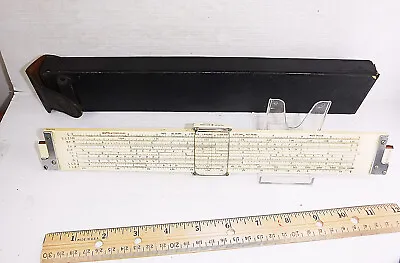 Vintage 1950s K&E Keuffel & Esser Co.  Log Log Duplex Vector Slide Rule 4083-3 • $38