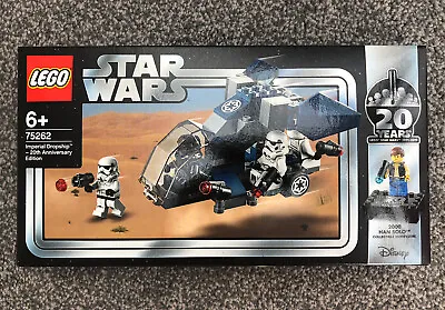£44.99 • Buy Lego Star Wars 75262 Imperial Dropship 20th Anniversary Edition - Retired - Rare