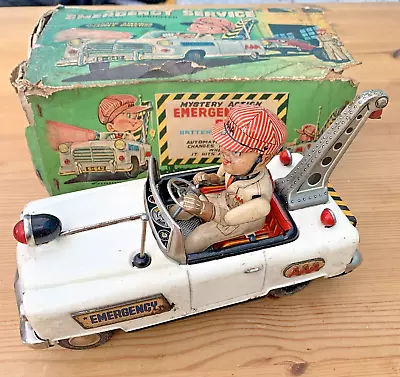 Vintage Battery Operated Boxed Tinplate Truck • $252.58