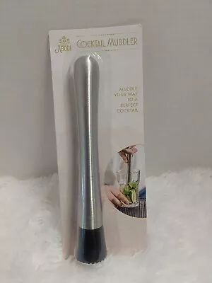 Abode 8  Stainless Steel Cocktail Muddler Mojito Bar Tool For Mashing BNIP! • $8.90