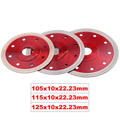 Diamond Disc Ø 105mm 115mm 125mm Extra Thin Tiles Diamond Cutting Disc • $22.32