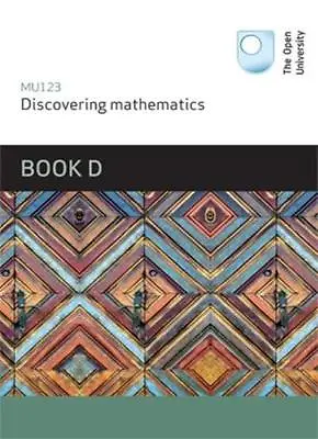 Discovering Mathematics Book DOpen University • £3.26
