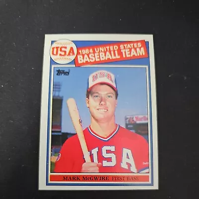 1985 Topps - #401 Mark McGwire (RC) • $1.25
