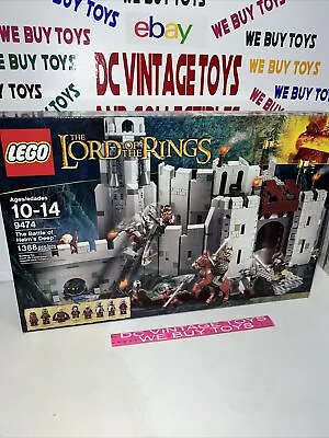 LEGO The Lord Of The Rings: The Battle Of Helm's Deep (9474) Sealed NEW 🔥 • $495
