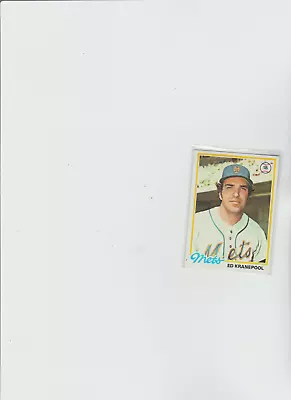 1978 Topps #49 Ed Kranepool METS • $1.49