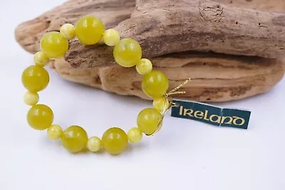 NWT J.C. Walsh & Son Connemera Marble Beads MADE IN IRELAND Stretch Bracelet • $18.88