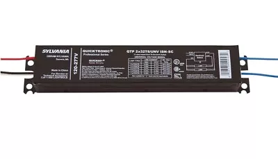 Sylvania QT2x32/277-IS-SC Electronic Fluorescent Ballast 2-Lamp T8 F32T8 32W • $19.99