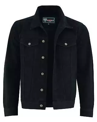 Vance Men's Heavy Duty Trucker Denim Button Front Jacket • $44.50