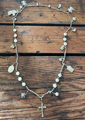 Vintage Sterling Silver Milagros Necklace • $444