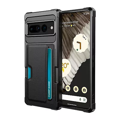 For Google Pixel 8 Pro 7A Slim Hybrid Shockproof Rugged Case With Card Holder • $11.59