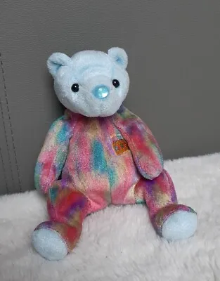£6.50 • Buy Ombre Beanie Baby Ty March Birthday Month Bear Aquamarine Retired Soft Plush Toy