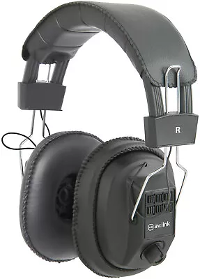 Mono Stereo Full Sized Hifi Padded Audio Over Ear Headphones With Volume Control • £14.99