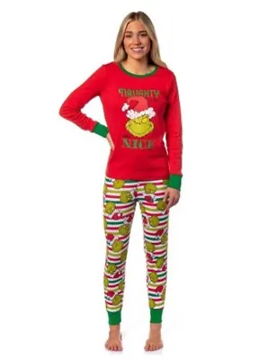 Dr. Seuss How The Grinch Stole Christmas Lounging  Pajama Set - Large NWT • $20.99