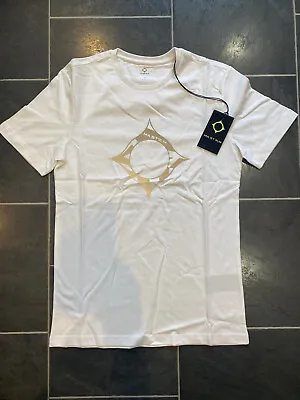 £34.99 • Buy MA Strum T Shirt 2-Col Compass Print Tee Optic White Size XS MA.STRUM