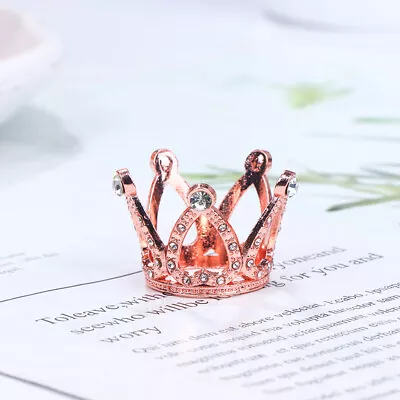 Mini Metal Crown For Dollhouse Miniature Gold Sliver Mini Alloy Crown Model Toys • $1.37