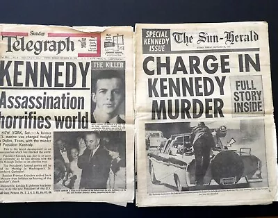 24 Nov 1963 Jfk Assassination Sunday Telegraph The Sun-herald Newspapers • $10