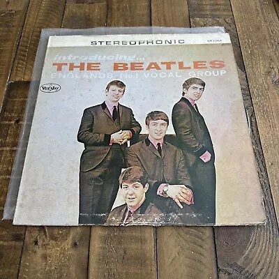 1 Vintage 1963 Introducing The Beatles Album Vee Jay SR VJLP 1062 Stereo Record • $49.99