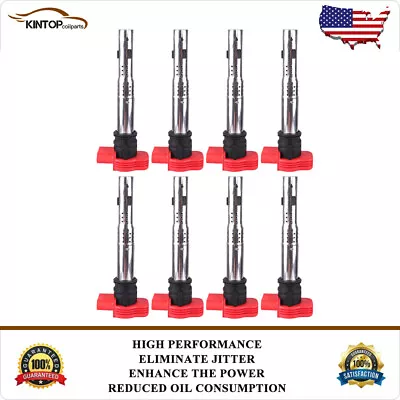 $72.99 • Buy 8 Ignition Coil Pack For Audi S5 S6 S8 SQ5 Porsche Cayenne Panamera Volkswagen