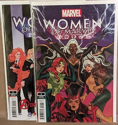 Women Of Marvel Vol 4 #1 Cover C VF/NM + Cover D FN 2023 • $7.50
