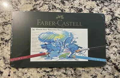 New Faber-Castell Albrecht Durer Watercolor Pencil Set Metal Tin Set 36 Ct • $59.99