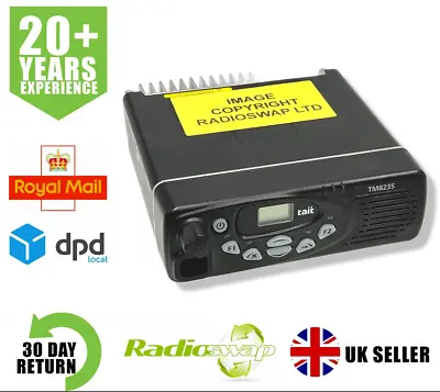 Tait Tm8235 Band 3 25 Watt Trunked Mobile Radio 174.-225mhz - Used • £99.95