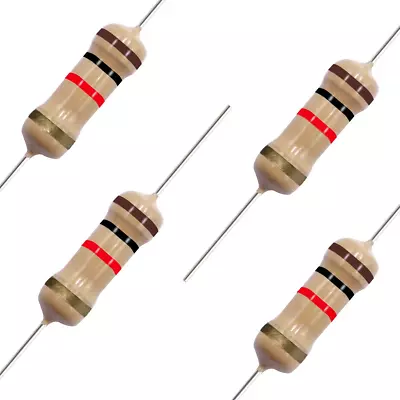 10 Pack~100PACK  1K Ohm Ω  5% Tolerance 1/2W 0.5 Watt Carbon Film Resistor • $2.79