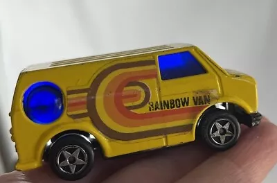 Bedford Rainbow Van Diecast Car Blue Windows Bubble Side Vintage • $11.99