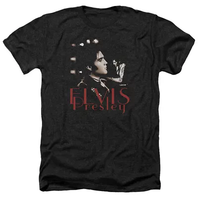 ELVIS PRESLEY MEMORIES Licensed Adult Men's Heather Band Tee Shirt SM-3XL • $24.95