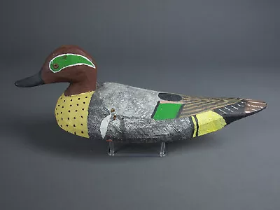Pappy Kidwell Palm Frond Green Wing Teal Duck Decoy • $10.50