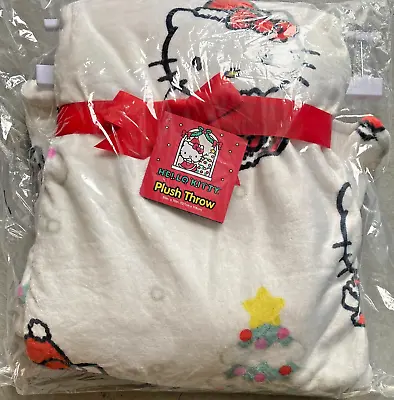 Hello Kitty Holiday Christmas Throw Blanket 2023 NEW 🚚✅ • $34.99