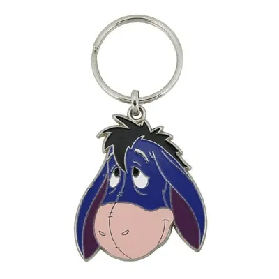 Disney Winnie The Pooh - Eeyore Big Face Enamelled Licensed Keychain-Keyrin... • £3.95