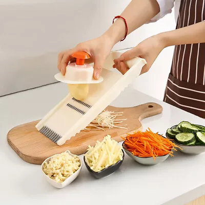 6-in-1 Adjustable Mandoline Slicer For KitchenCheese GraterVegetable Spiralize • $11.98