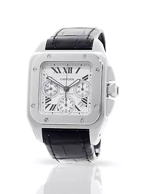 £4750 • Buy Cartier Santos 100 Xl Chrono 2740 Watch Only 24-month Warranty