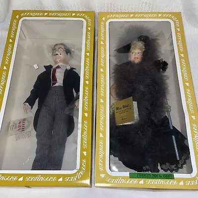 1980 17” Mae West And 1981 17” Groucho Marx Effanbee Dolls • $60