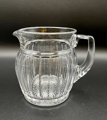 $29.99 • Buy Antique Heisey Glass #393 Narrow Flute Jug Pitcher 20 Oz. 4.75”