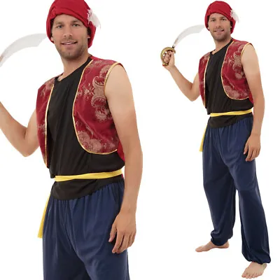 £18.09 • Buy Arabian Bandit Costume Mens Around The World Fancy Dress Outfit
