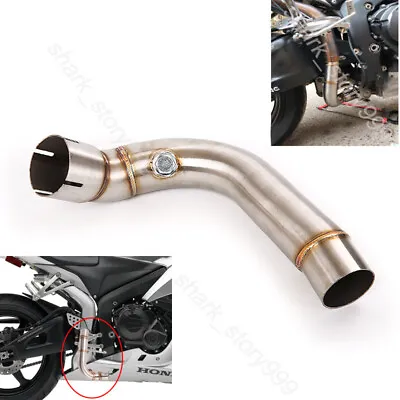 Modified System For Honda CBR600RR 2007-20 Exhaust Mid Link Pipe Escape Slip On • $75.55