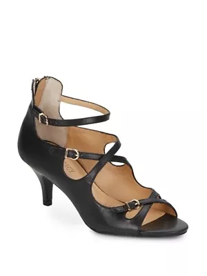 Strappy Shoes - Ellen Tracy - Aurly Black 8.5 • $34.99