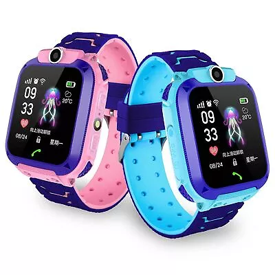 $24.08 • Buy Kids Smart Watch Anti-lost GPS Fitness Tracker SOS Call Camera For IOS Android