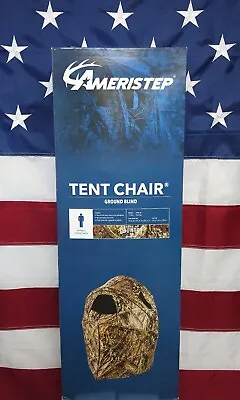 Ameristep Mossy Oak Breakup Country Hunting Tent Chair Ground Blind - AMEBL2004 • $109.76