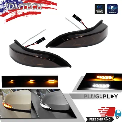 For Toyota Avalon Corolla IM Dual Colors LED Front Side Mirror Turn Signal Light • $39.99