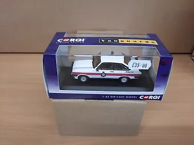 CORGI VANGUARDS VA14904 FORD  ESCORT Mk2 RS2000 MERSEYSIDE POLICE 1.43 SCALE  • £35