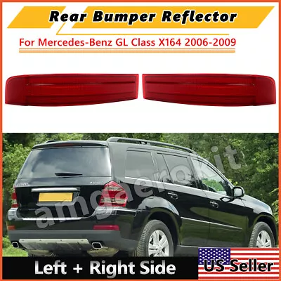 Pair Rear Bumper Reflector Cover For Mercedes GL-Class X164 GL320 GL450 GL550 • $26.99