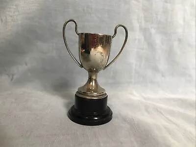 NOT ENGRAVED Vintage Silver Plate Trophy Loving Cup Trophies Trophy • $17.69