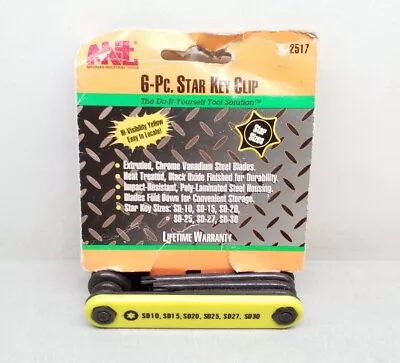 2517 Michigan Industrial Tools (Mit) 6 Pc Star Key Clip 2517 - Free Shipping • $11.97