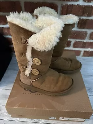 Ugg Boots- Bailey Button Triplet -Tan- Size 36-3.5 • £50