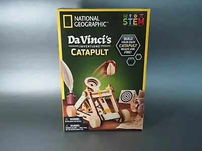 New In Unopened Box: National Geographic DaVinci's Catapult Wood Model Kit • $12.50