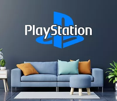 PlayStation Gaming Wall Art Stickers Murals Decals • £17.50