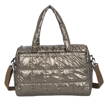 £11.93 • Buy Fashion Quilted Lattice Shoulder Bags Female Solid Color Nylon Crossbody Bag